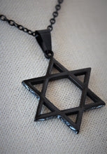 Load image into Gallery viewer, Large Stainless Steel Star of David