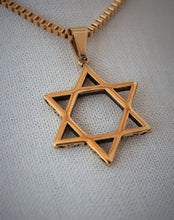 Load image into Gallery viewer, Large Stainless Steel Star of David
