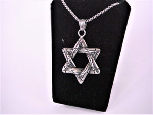 Braided Star of David Necklace