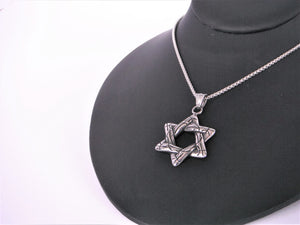 Braided Star of David Necklace