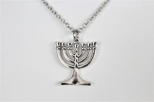 Menorah necklace