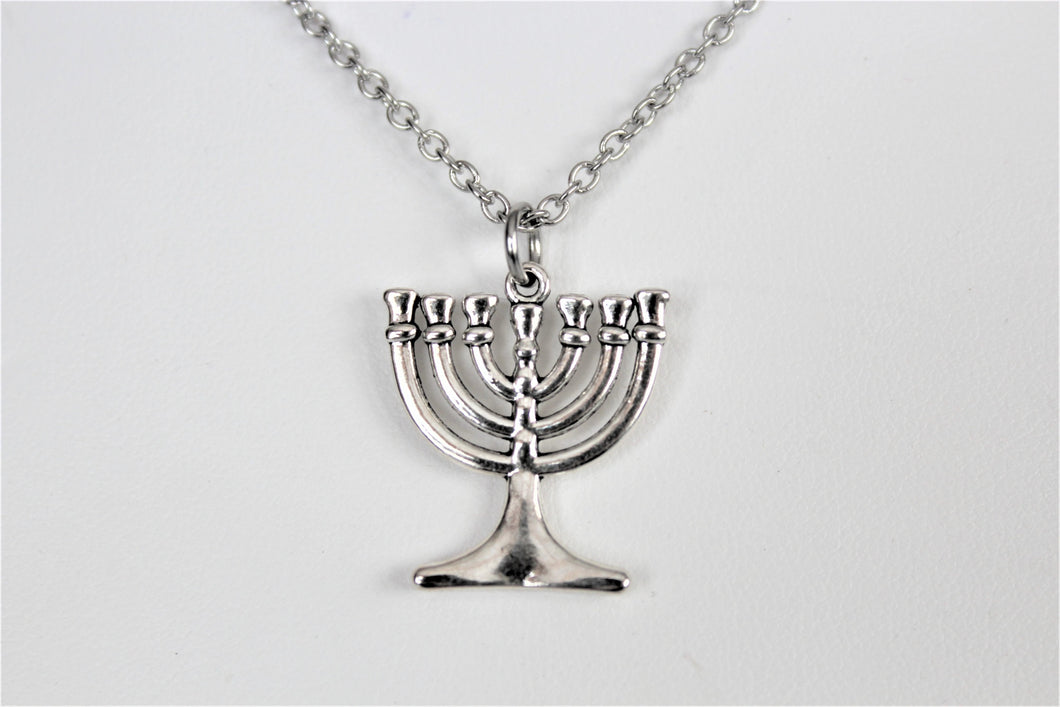 Menorah necklace