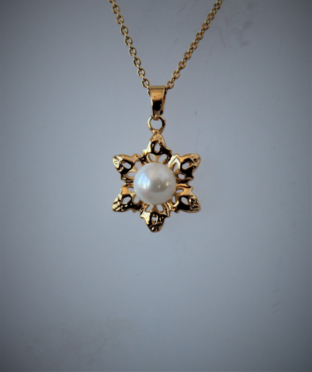 Gold Plated Star of David Pendant