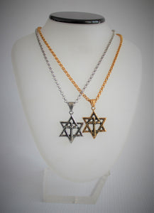 Together in Unity Star and Cross Necklace