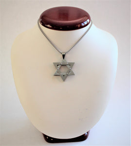 Studded Star of David Necklace