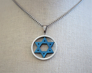 Encircled Star of David Necklace