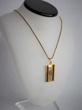 Load image into Gallery viewer, Israel Flag Pendant Necklace
