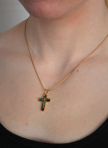 Shell Cross Pendant Necklace