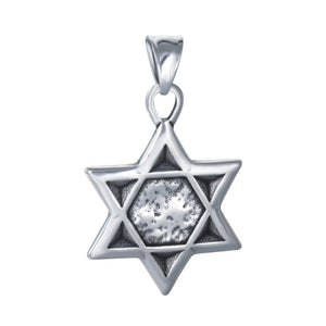 Stainless Steel Star of David Necklace