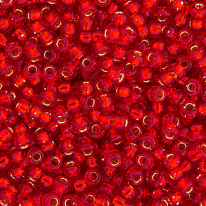 CBM0010v  flame red miyuki seed bead  11/0