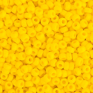 CBM0404v  yellow opaque miyuki seed bead  11/0