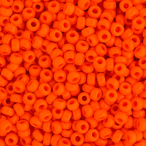 CBM0406v  opaque orange miyuki seed bead  11/0