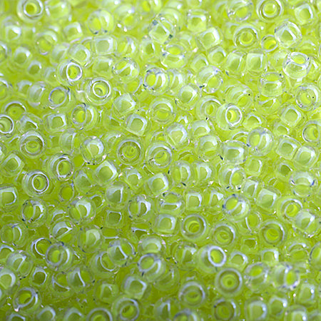 CBM1119v  chartreuse lum. neon miyuki seed bead  11/0