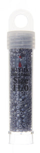 CBM0242v  RD crystal grey delica miyuki seed bead  11/0