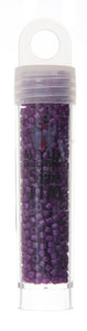 CBM0281v  RD pale blue magenta delica miyuki seed bead  11/0